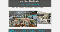 Desktop Screenshot of justlikethemodel.com