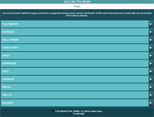 Tablet Screenshot of justlikethemodel.com